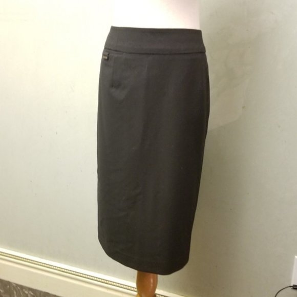 NWOT Calvin Klein black pencil skirt (14) - Picture 9 of 12